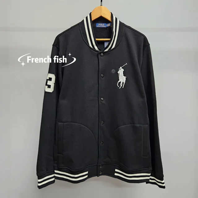 Polo Ralph Lauren Jackets Varsity Jacket with Big Pony Embroidery product detail image 4