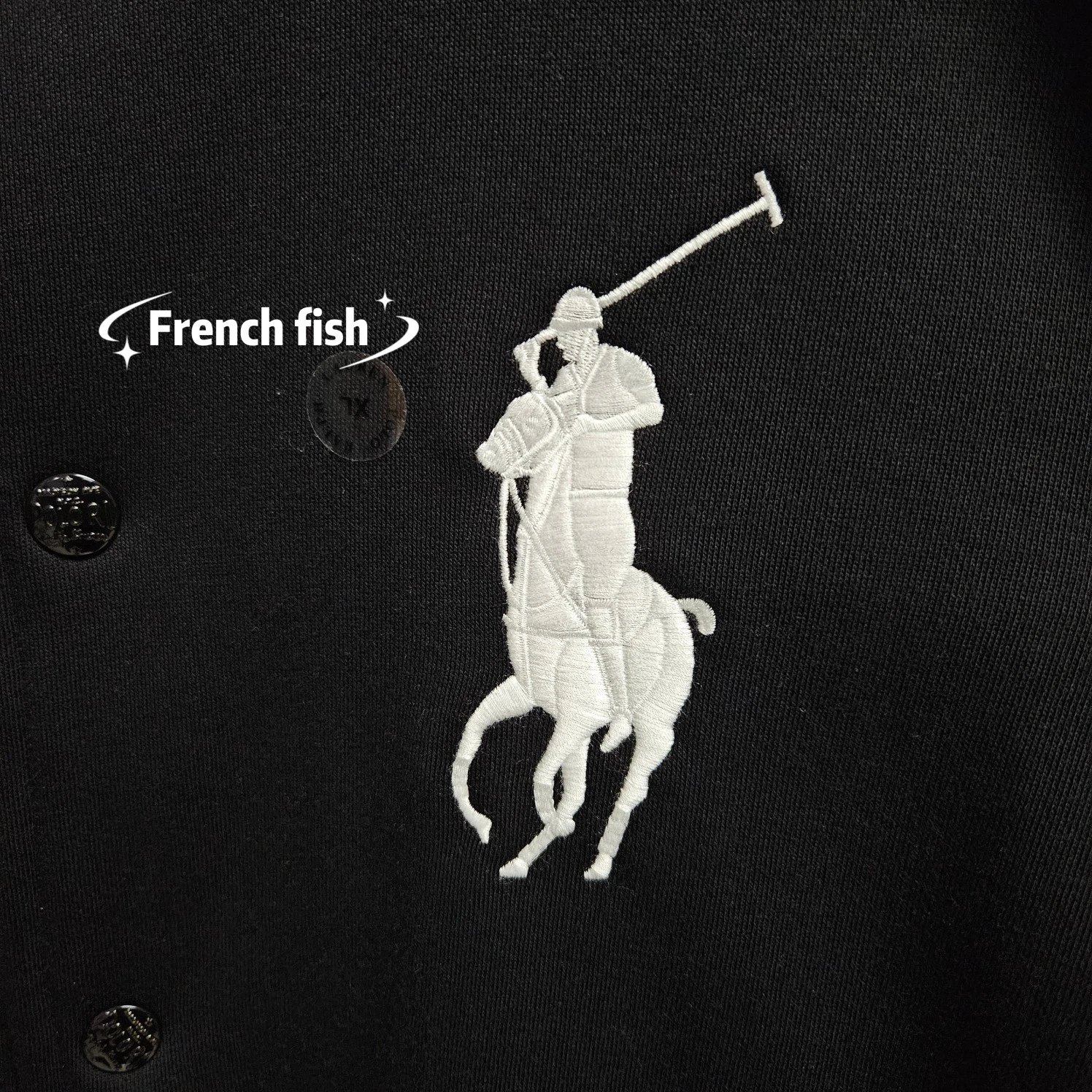 Polo Ralph Lauren Varsity Jacket Navy with White Stripe Trim Outerwear - 16