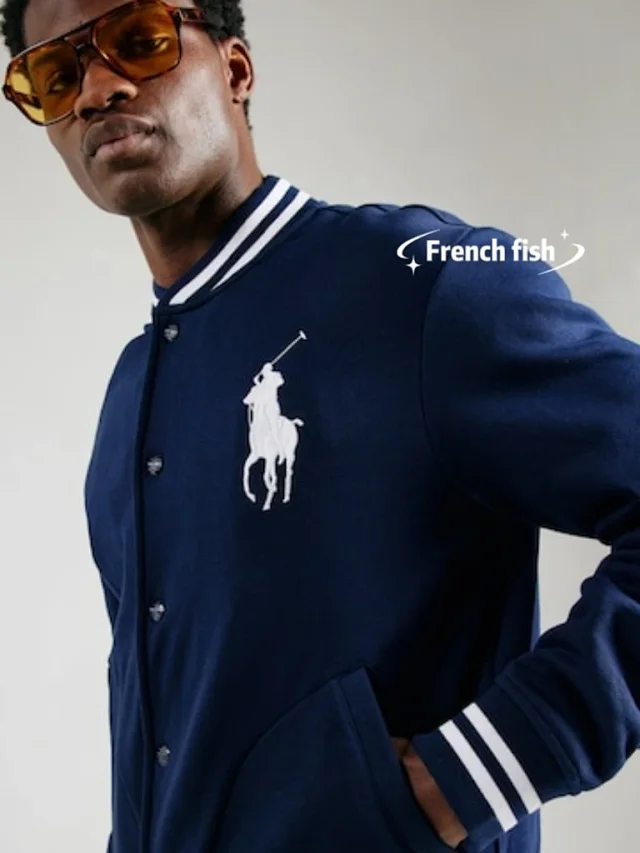 Polo Ralph Lauren Jackets Varsity Jacket with Big Pony Embroidery product detail image 3