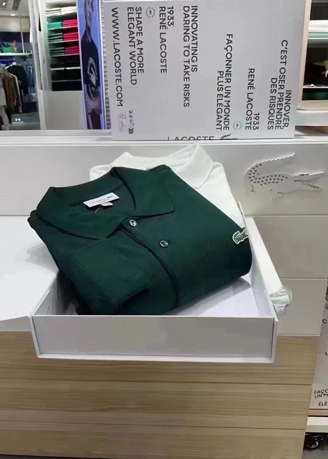 Lacoste Shirts PH5894 long-sleeve three-button polo shirt product detail image 16