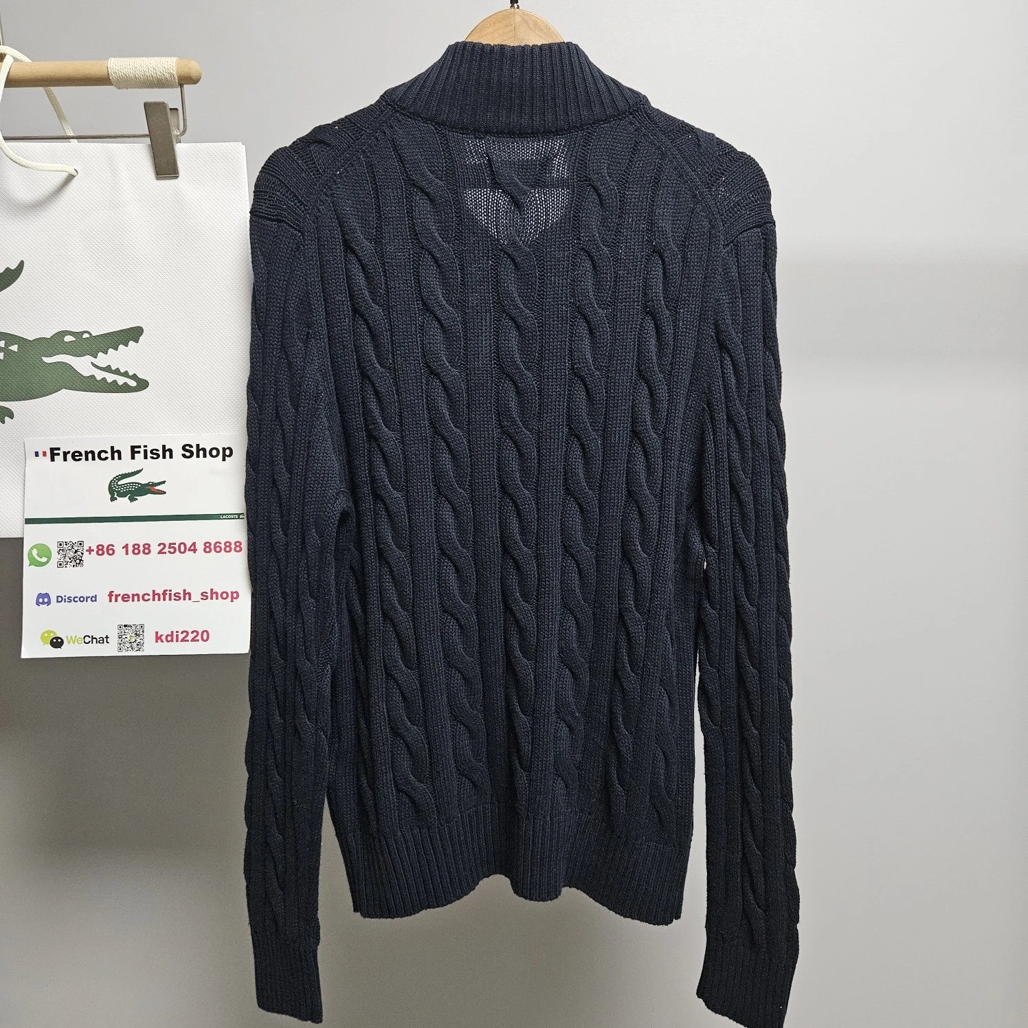 BLACK NOVEMBER9510RL 100Cotton QuarterZip Sweater 3