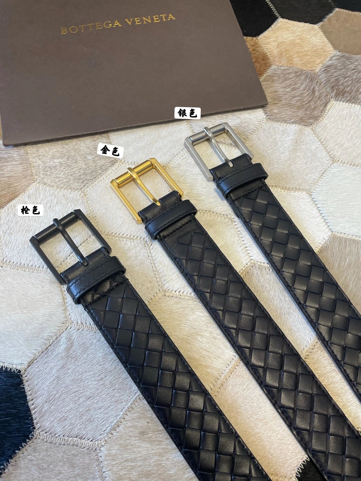 专柜品质 BV腰带bv皮带 男士葆蝶家皮带休闲商务腰带 🐂进口胎牛皮 纯手工编织 精心出品  手工绘边 时尚针扣  🎁全套专柜包装 宽度：3.5