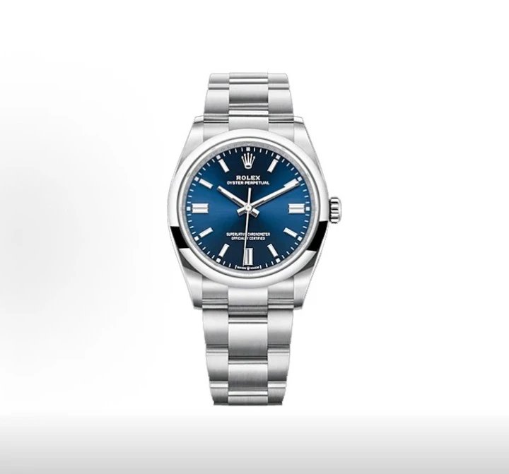 Rolex Oyster Perpetual Watch - Blue Dial-010421