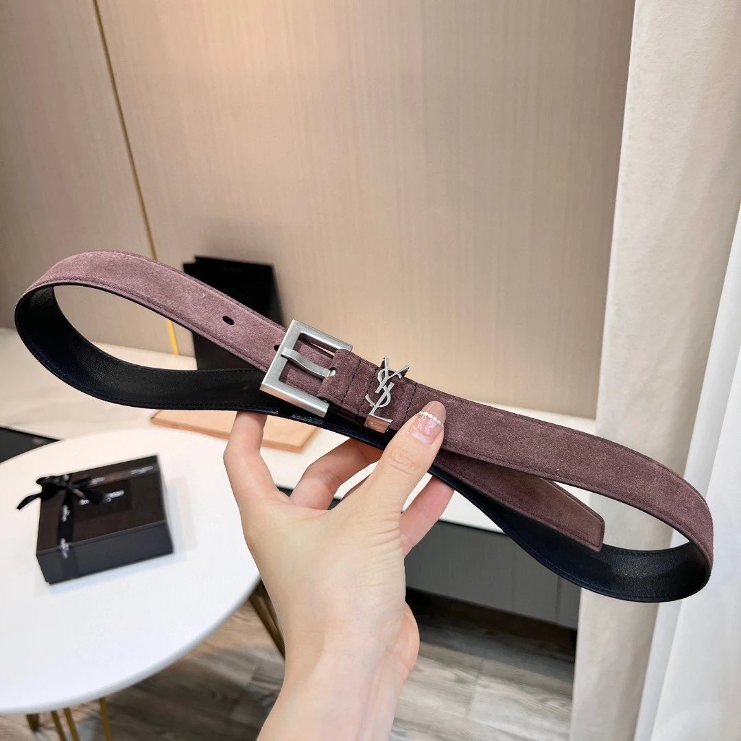 Bordeaux with Silver Buckle