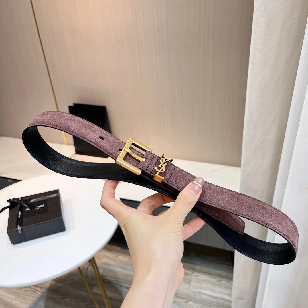 Bordeaux with Gold Buckle