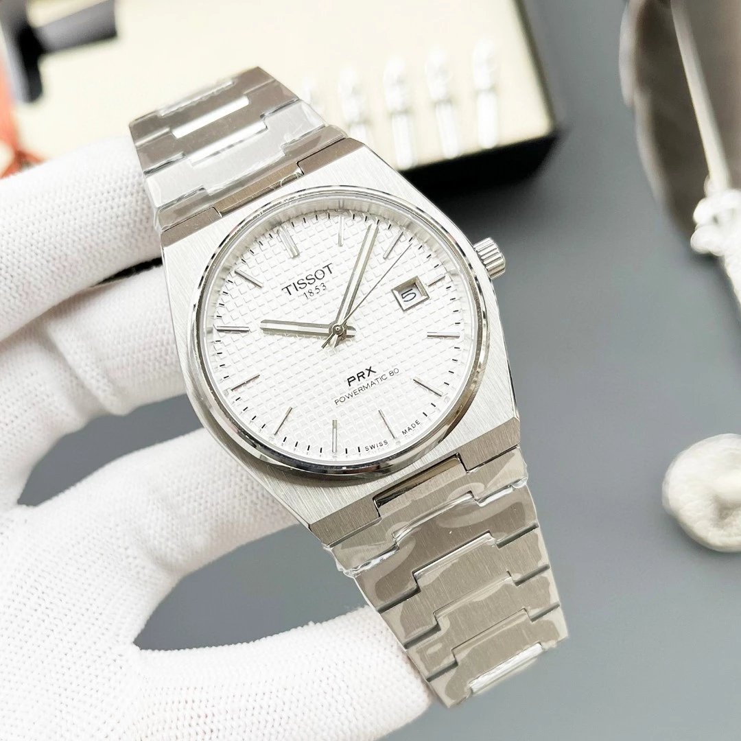 silvery white