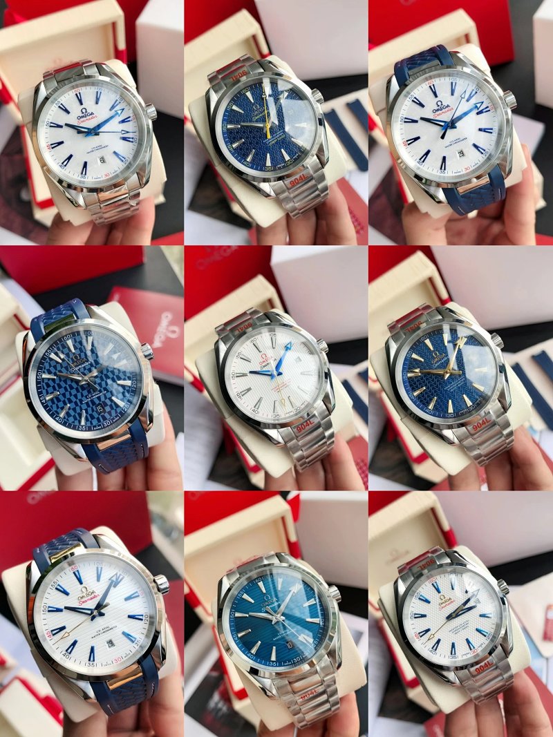 Omega 8 GD 41.5mm Aqua Terra
