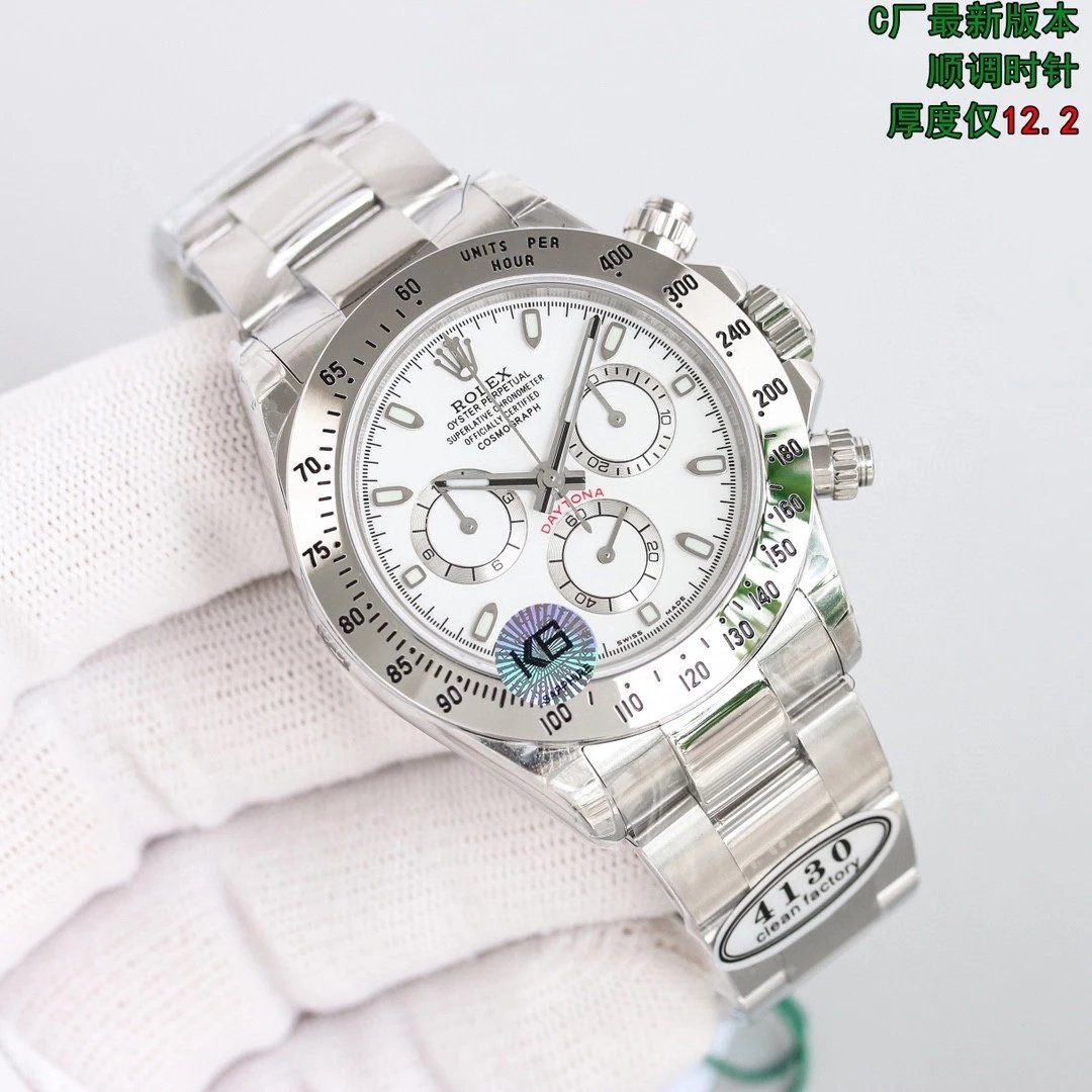 Silver Case · Steel Bezel · White Dial · Steel Strap