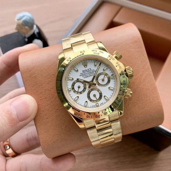Full gold, gold circle, white plate, T-shaped bar
