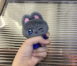 thumbnail for [Full pre-sale] rabbit chirp Xiaojie 10cm animal body blue prison clean world one attribute cotton doll