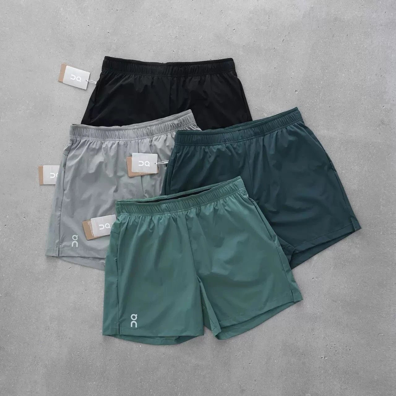 On Running Green Shorts
