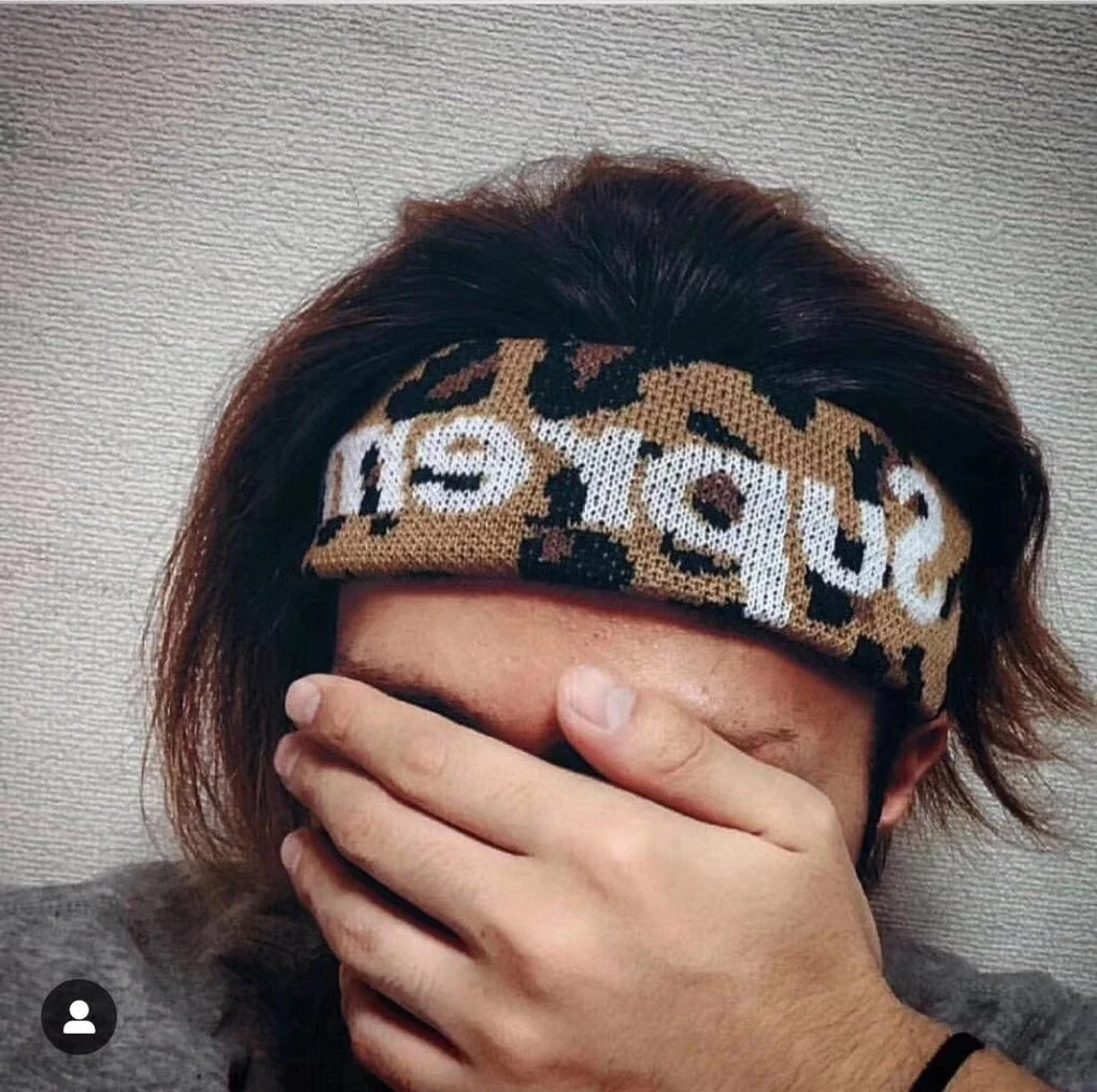 ☆【国内正規品】 Supreme 18FW New Era Big Logo Headband Leopard シュプリーム ロゴ ヘッドバンド ニューエラ レオパード  Supreme New Era Big Logo Headband (FW18) - $32