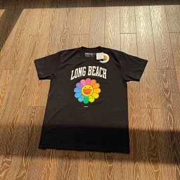 thumbnail for 太阳花Takashi Murakami Flower Long Beach Chicago 短袖T恤