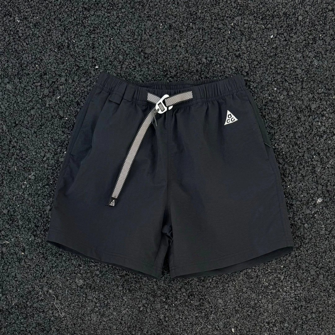Nike ACG Black Elastic Waist Shorts