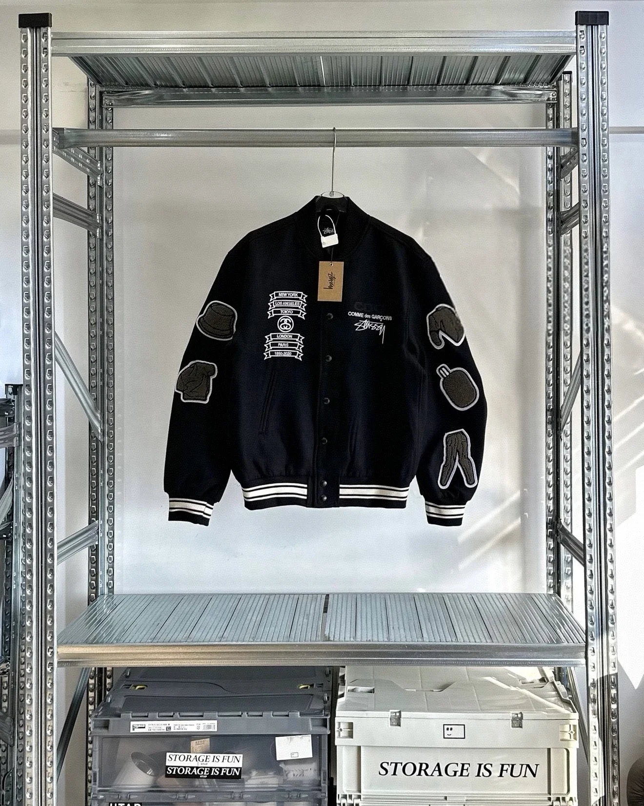 コムデギャルソン　川久保怜 ウールチェスターコート Supreme CDG川久保玲Wool Overcoat 切割羊毛大衣风衣
