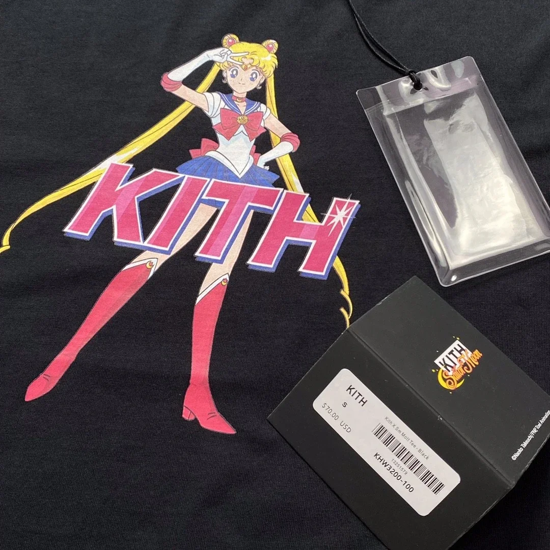 20ss Kith Women x Sailor Moon Mott美少女战士联名情侣短袖T恤tee
