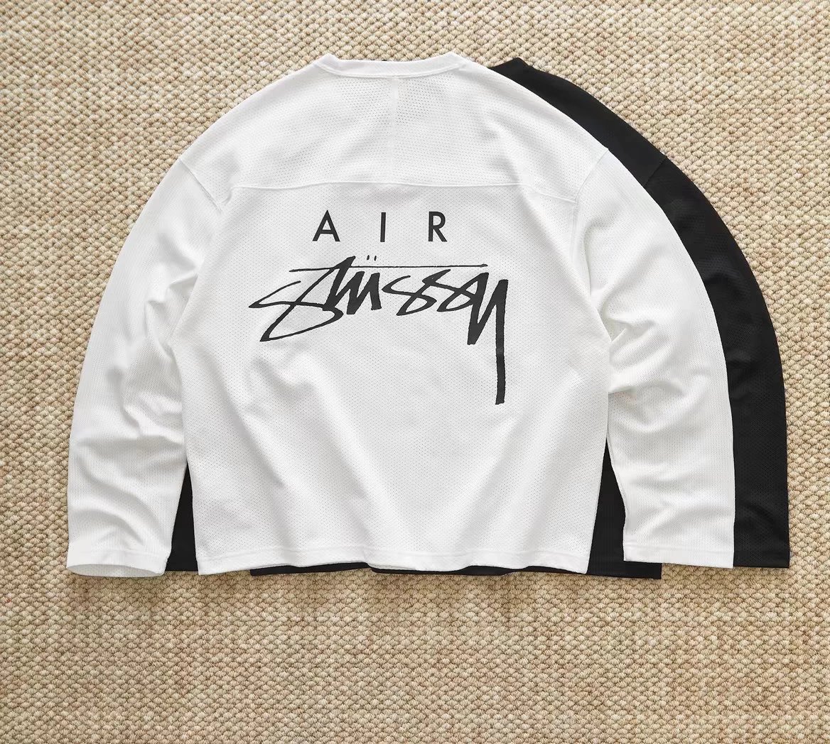Stussy White Long Sleeve T-Shirt