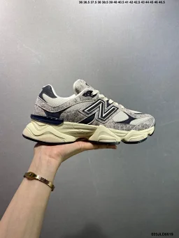 thumbnail for New 9060 复古百搭 防滑耐磨 低帮 生活休闲鞋 男女同款 黑色 U9060BB