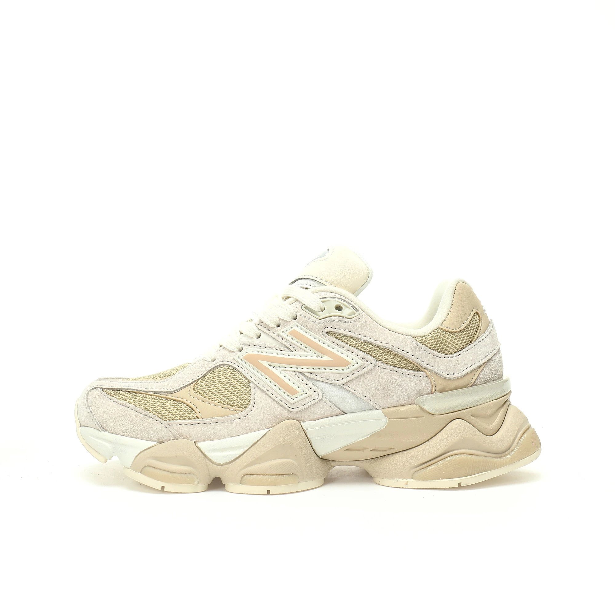 NB新百伦New Balance 9060"Beige White"系列复古百搭老爹风小象蹄休闲运动跑步鞋“米白奶白”U9060SS