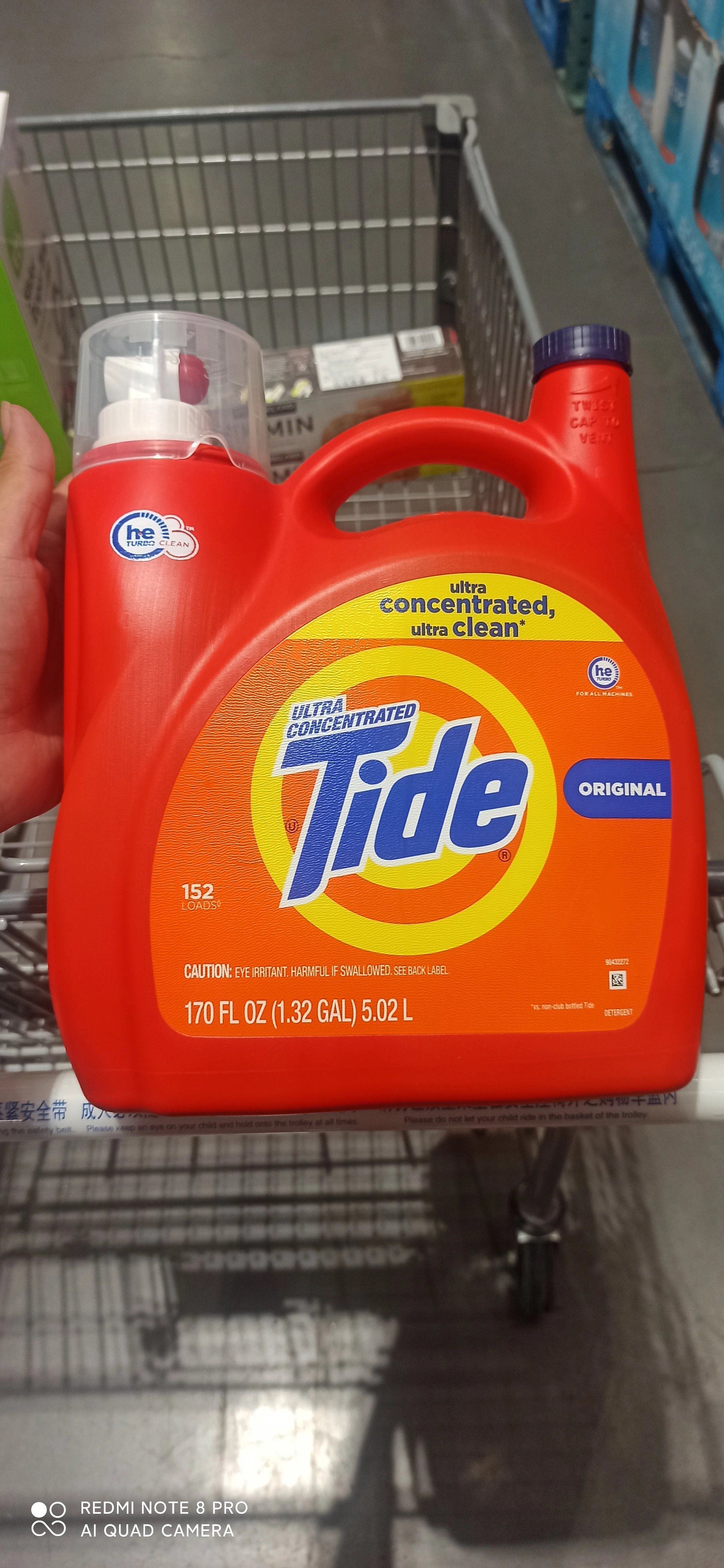 汰渍洗衣液（原味香型）5.02升 TIDE ORIGINAL DETERGENT［Costco代购］［1709318］