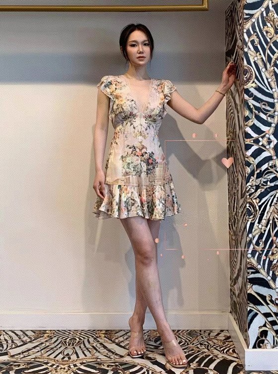 High standard Camilla Australia Twilight In Istanbul printed diamond studded vacation style dress short