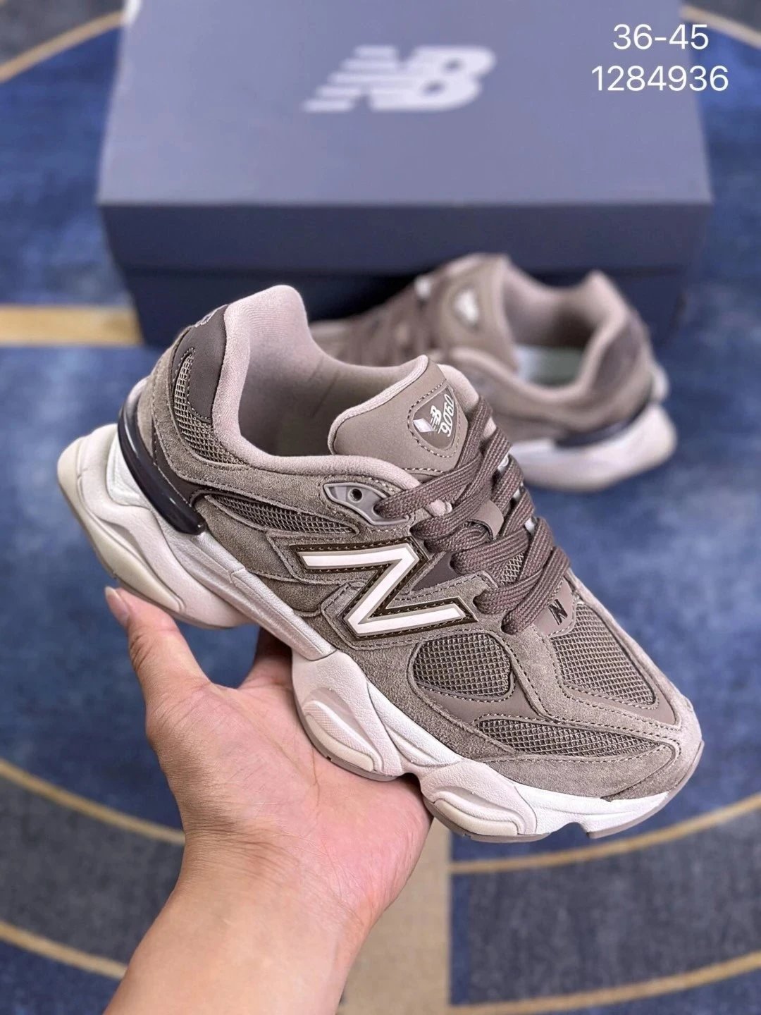 New Balance 2002R Taupe Gray Chunky Sneakers