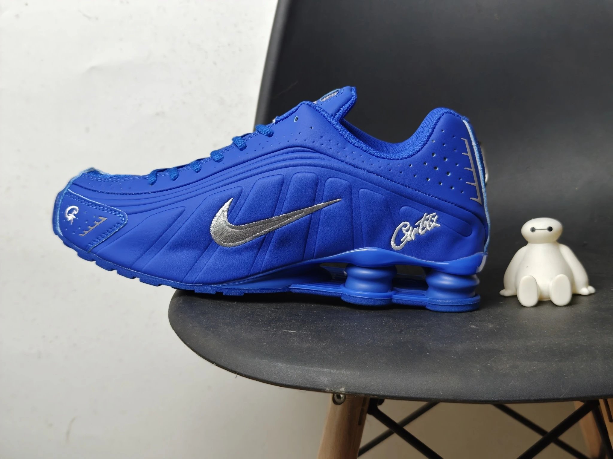 Corteiz x SHOX R4 navy blue 2