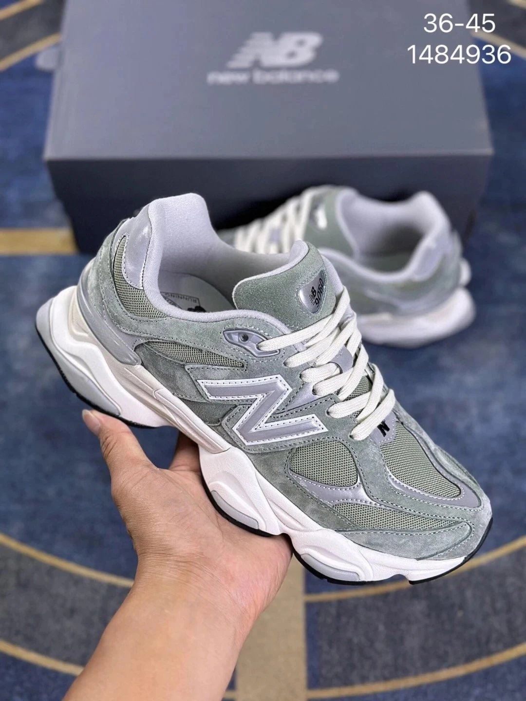 New Balance 9060 Sage Green Sneakers Chunky Sneakers