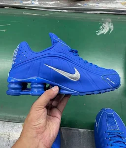 thumbnail for Shox R4 Collection Air Column Comfort Versatile Shock Absorption Anti-Slip Abrasion Resistant Low-Top Running Shoes Unisex CW2626-005