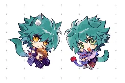 thumbnail for [In stock] [Issued within 15 days] Yu-Gi-Oh gx 5cm small stand [Apostles] 41048 Baby holding small stand is only for the same handle laminated sticker