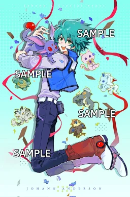 thumbnail for [In stock] [Sent within 15 days] Yu-Gi-Oh GX John Anderson 48 days white card postcard