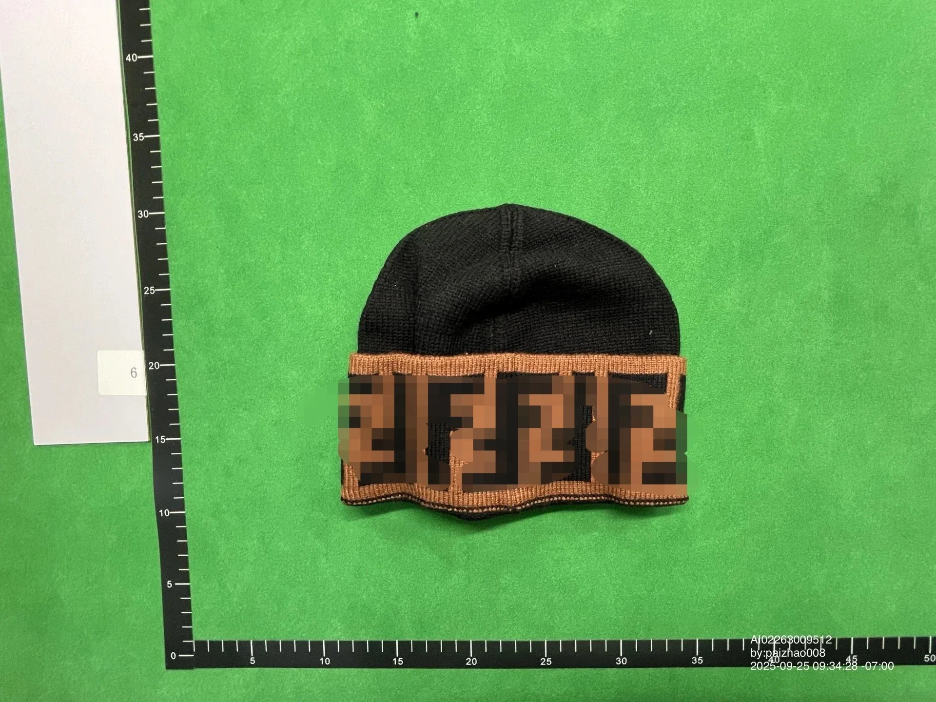 Fendi FF Logo Knit Beanie