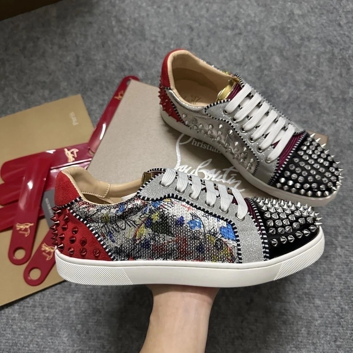 New sequins randomly nailed