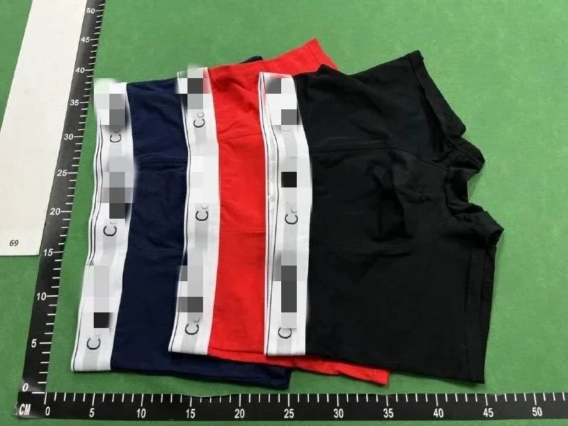Letter Print Men's Underwear Solid Color Cotton Men