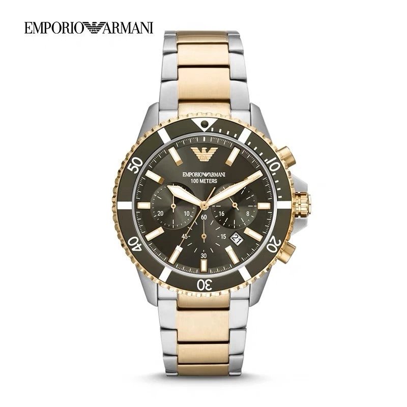 EMPORIO ARMANI Armani Diver Series Multi-Function Three-Eye Chronograph Watch AR11361
