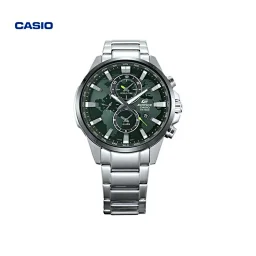 thumbnail for CASIO卡西欧EDIFICE系列EFR-303D地球之心商务男士手表艾迪菲斯EFR-303d系列融合简约风格和出彩的细节质感 表盘设计以世界地图为点睛之笔，打造商务休闲范，呈现现代生活