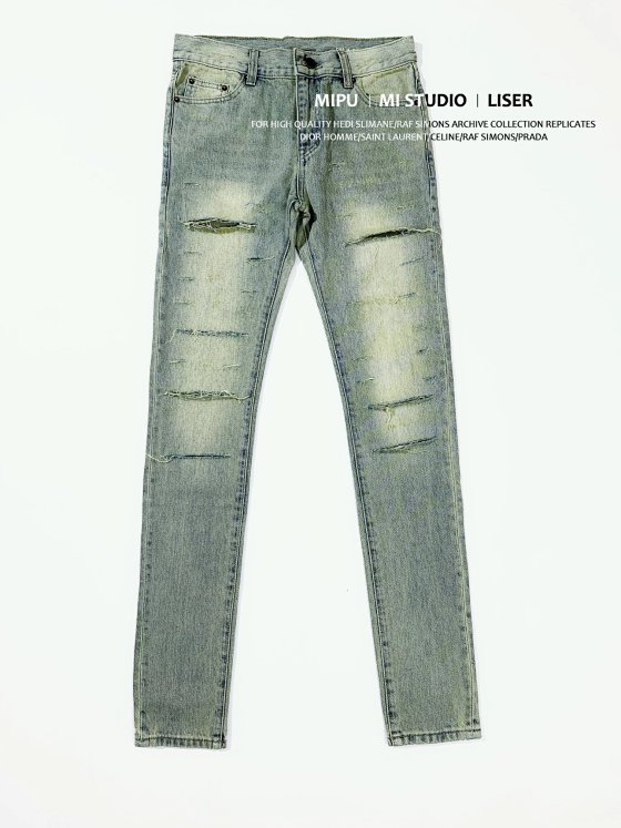 MIPU Home S Home Style Destruction Jeans in Stock Real Shot