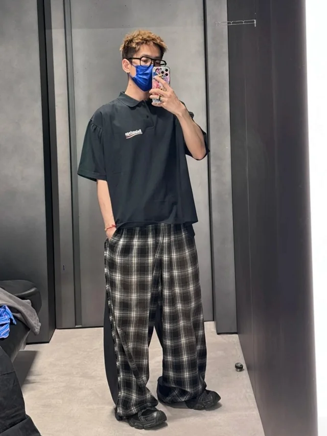 BLCG/巴黎 25SS 春夏新品可乐海浪刺绣LOGO珠地短袖