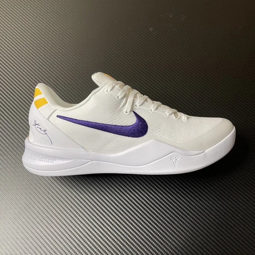 Kobe 8 White Purple