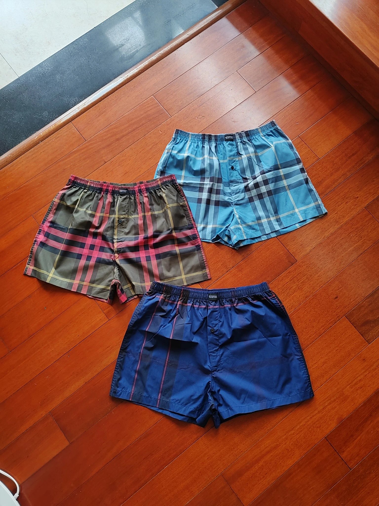 Burberry Plaid Home Shorts