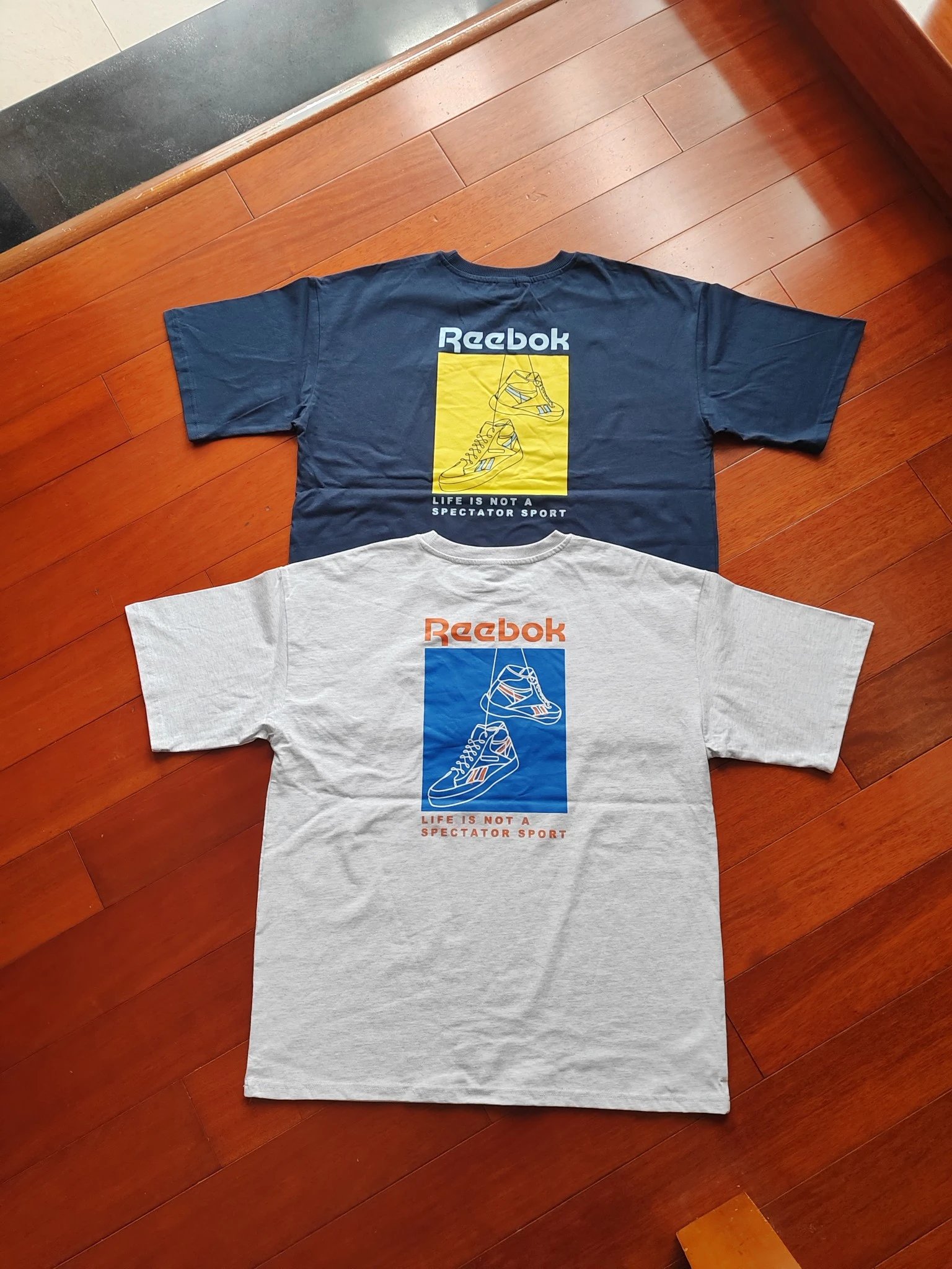 Reebok Back Print Cotton T-Shirt