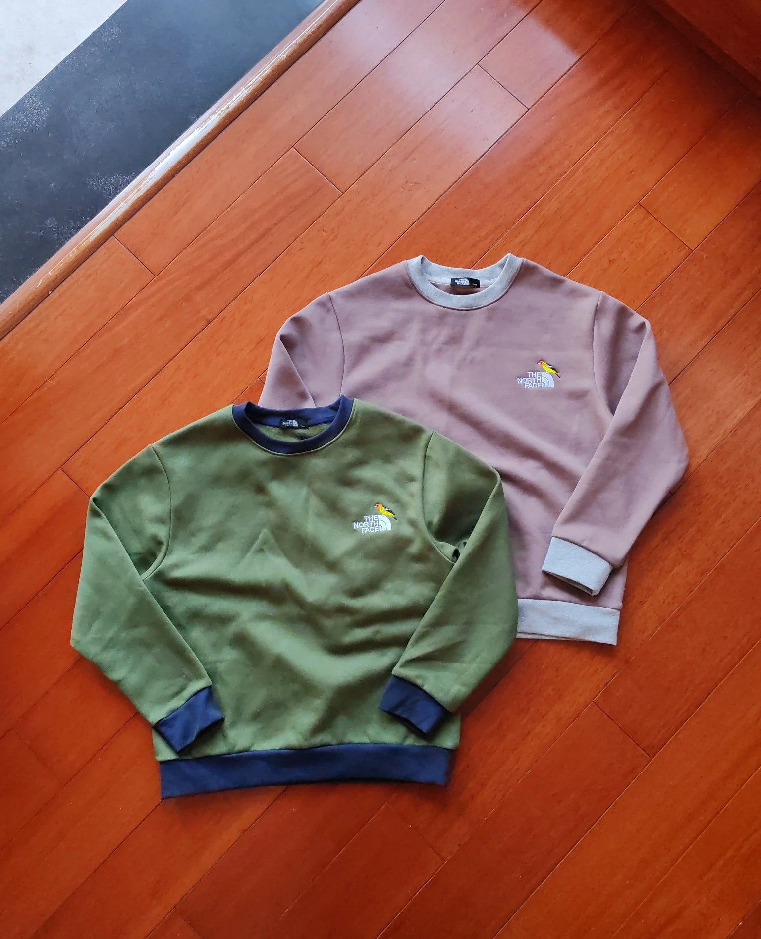 North Face Kids Bird Embroidery Hoodie