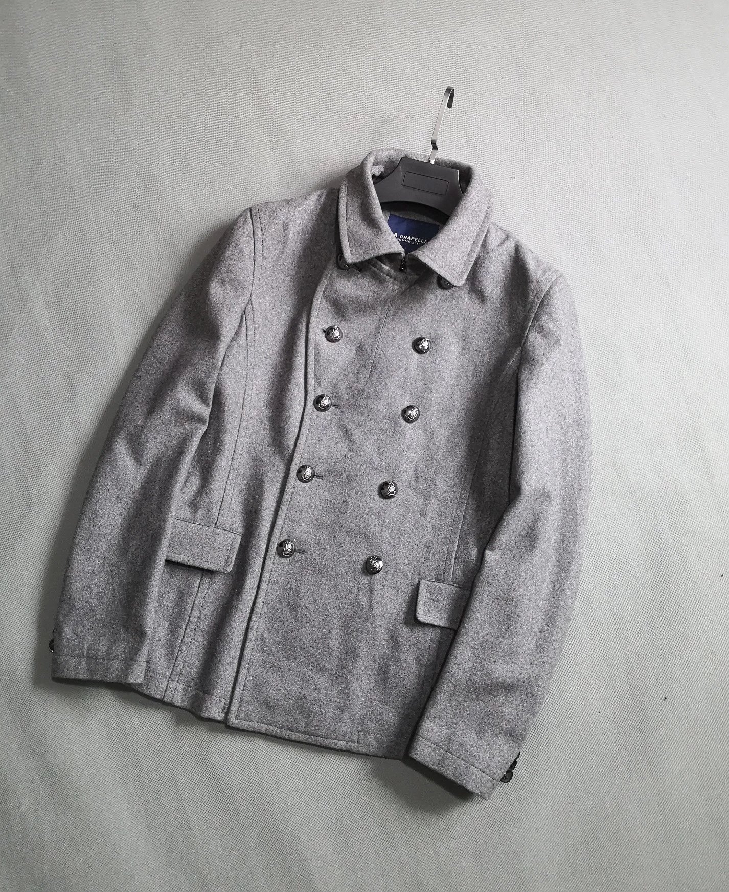 La Chapelle Double-Breasted Wool Coat