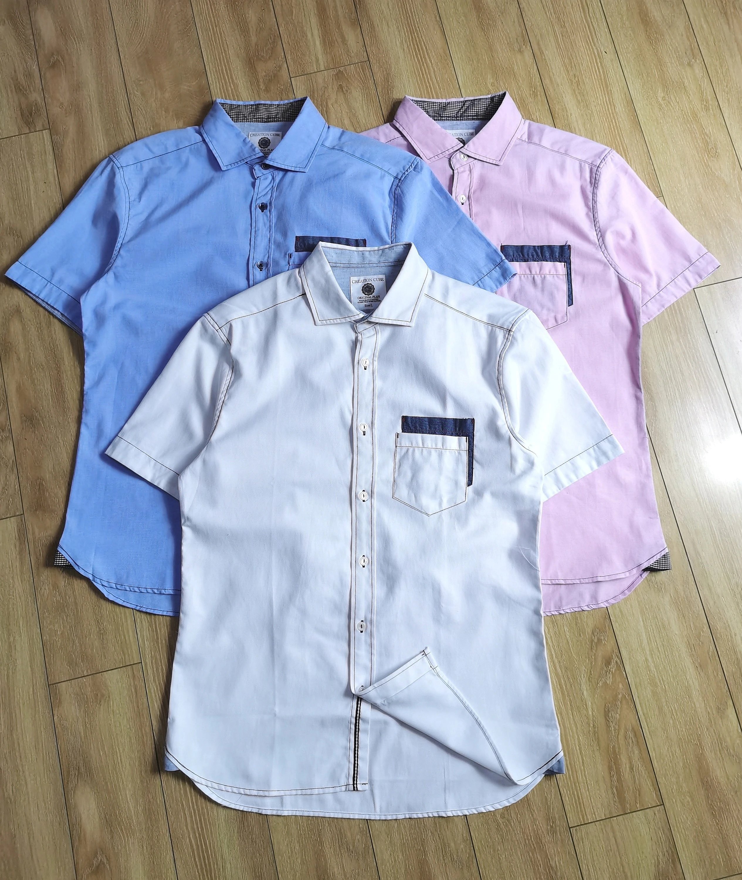 Oxford Cotton Short Sleeve Shirt