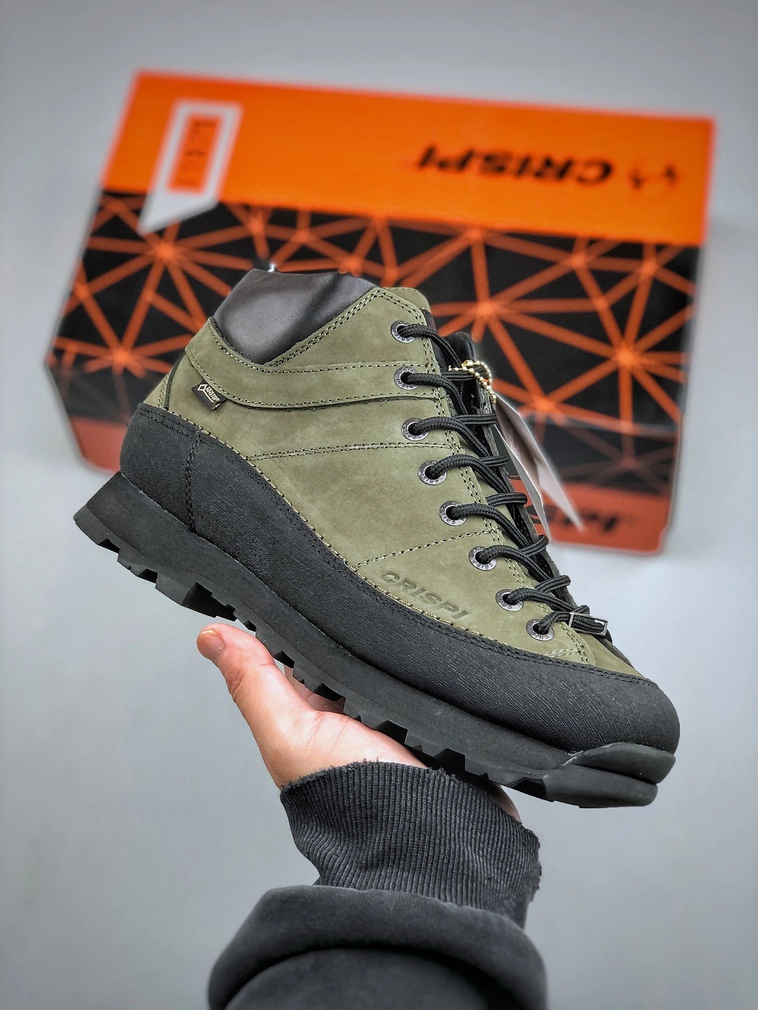CRISPI Monaco GTX摩纳哥登山鞋 意大利户外防水徒步登山鞋 秋冬高帮 男女摩纳哥登山靴