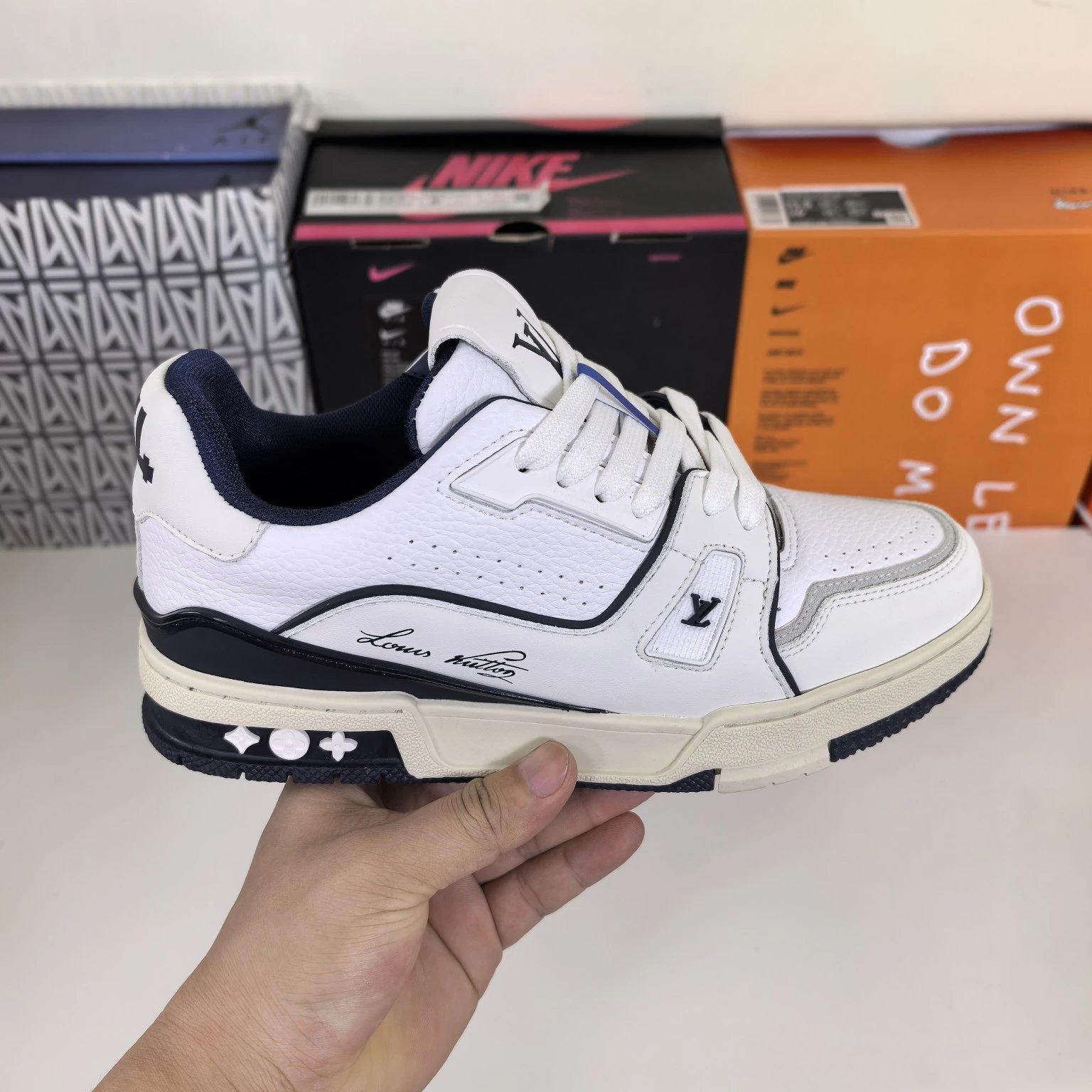 Second generation white blue