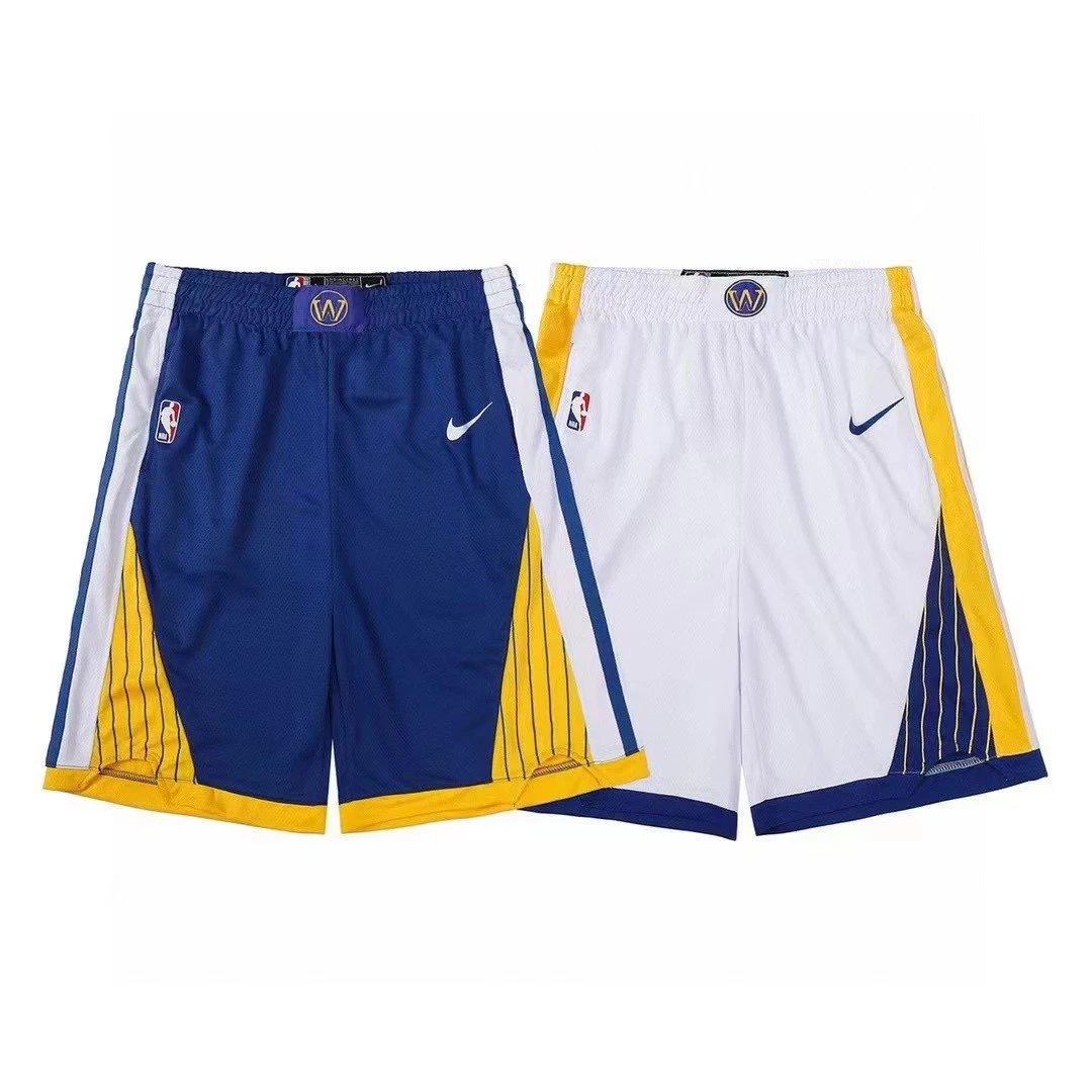 Special yz Team Pants Limited SW Fan Edition 19-20 Season Golden State Warriors Basketball Shorts