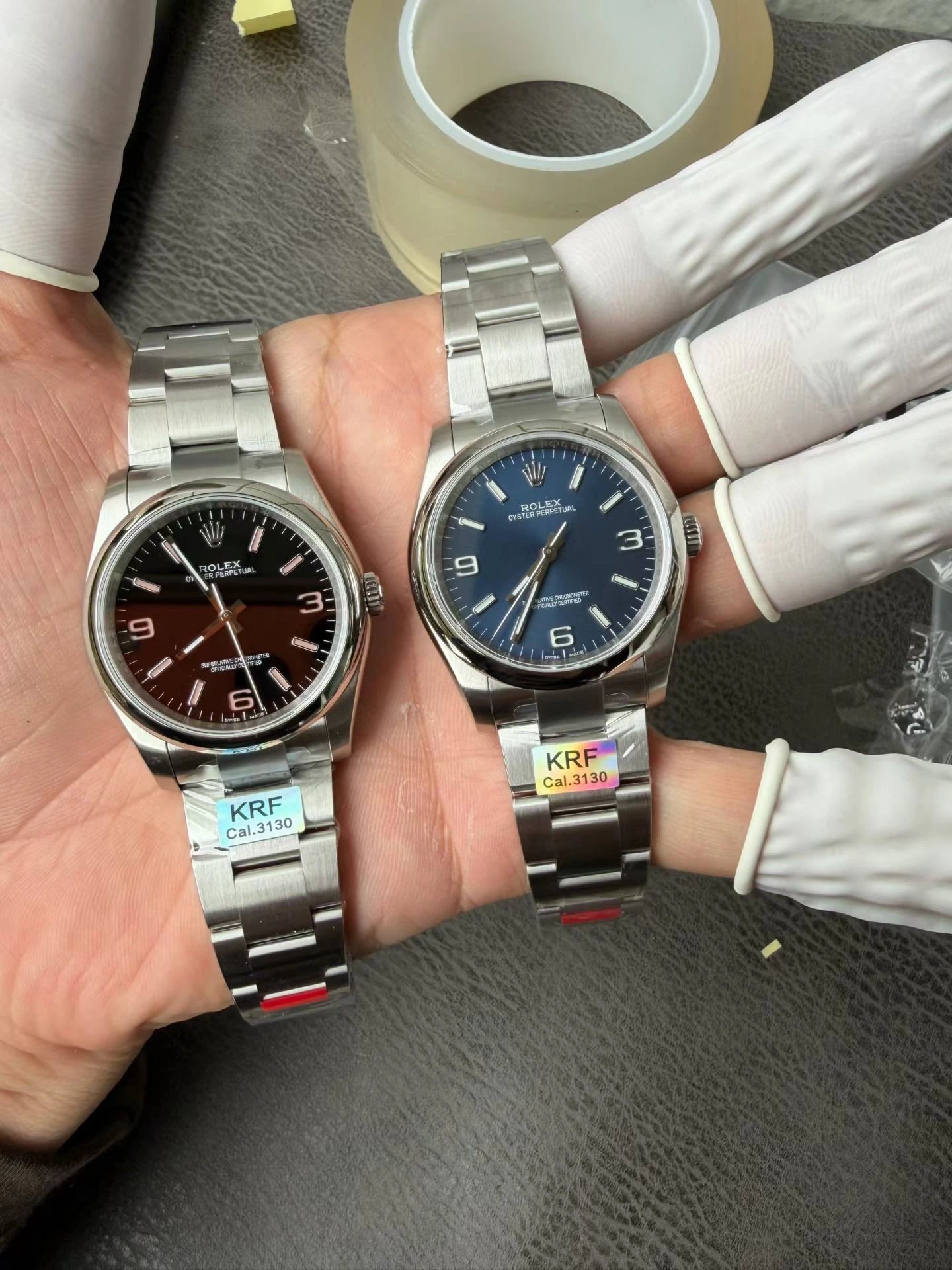 KRF 新款劳力士恒动 36mm 3130机芯，《匠心不易，坚持是真》KRF推出Rolex Oyster Perpetual（蚝式恒动36）116000副本，狠货，完美实现了全部细节还原.