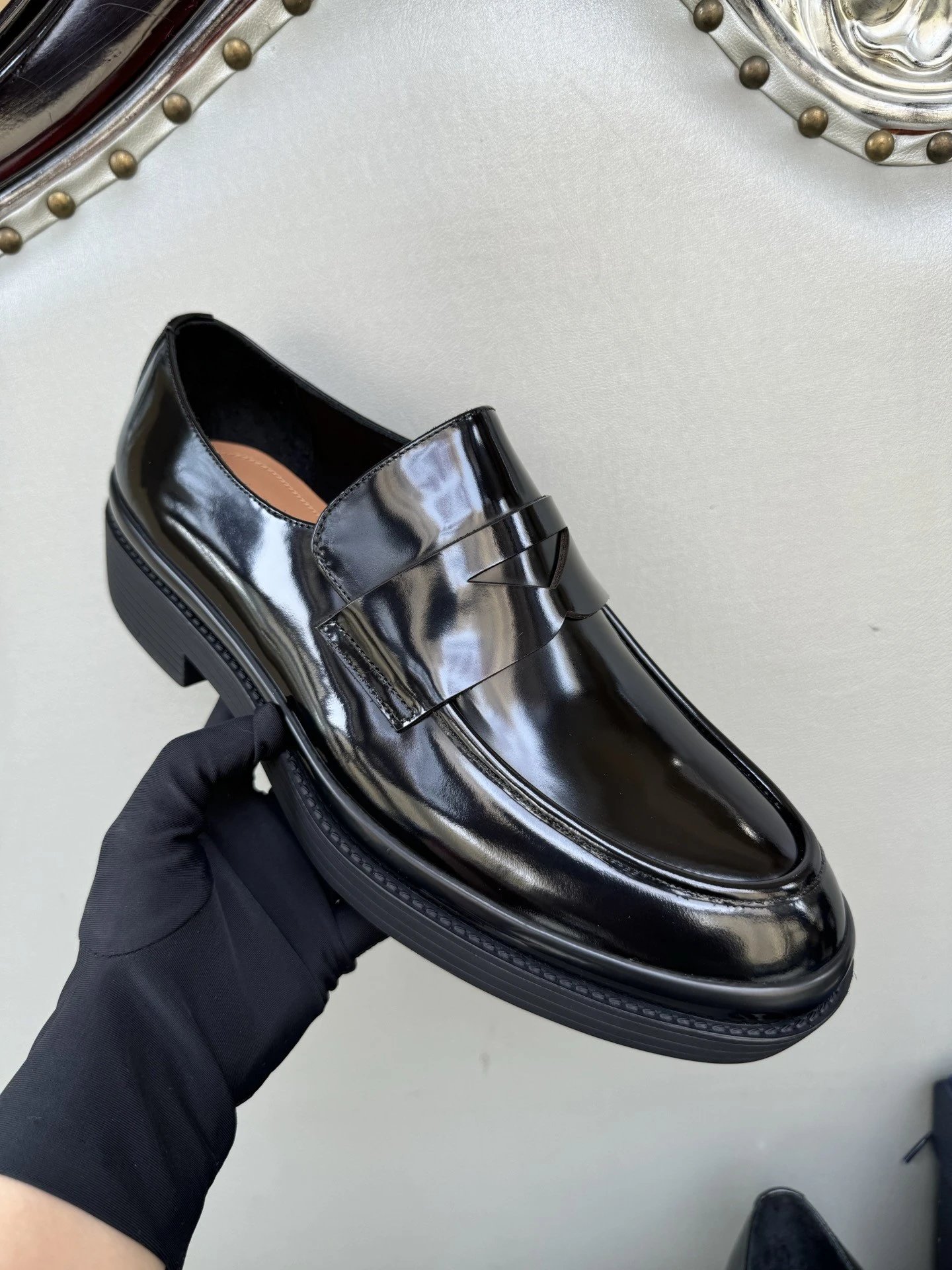 black glossy