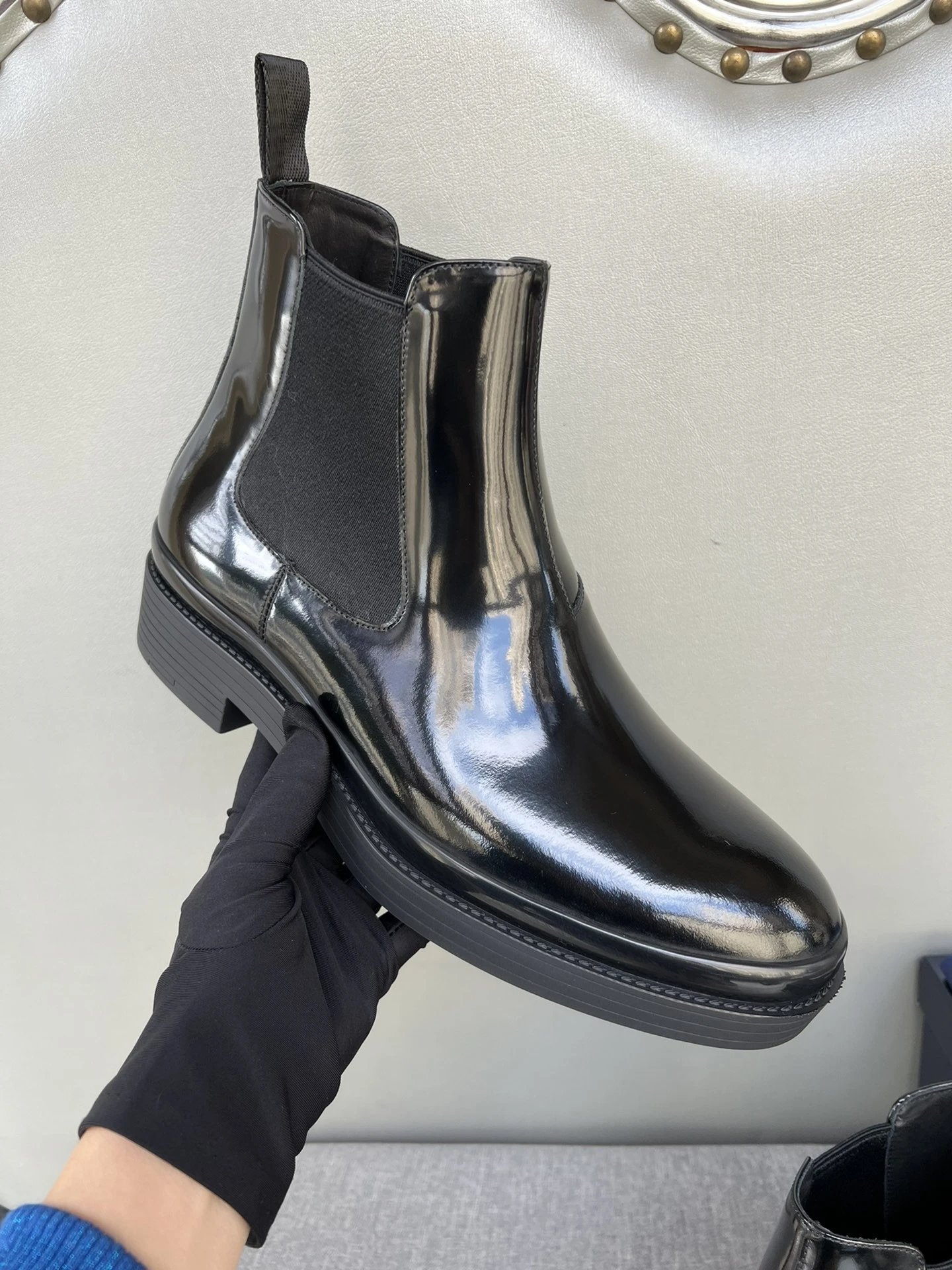 black glossy